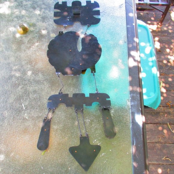 Vintage MCM Mid Century Modern Wall Hanging SIGNED - Picture 7 of 15